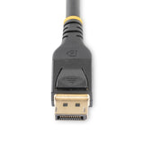 StarTech.com Cable de 10m DisplayPort 1.4 Activo Certificado por VESA - Cable DisplayPort DP8K con HBR3 - HDR10 - MST - DSC 1.2 - HDCP 2.2-8K 60Hz - 4K 120Hz - Cable DP 1.4 (DP14A-10M-DP-CABLE)
