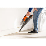 Black+Decker Aspirador de Escoba con Batería Externa 18V, Batería de Litio 2Ah, Autonomía de 58 Minutos y 3 Velocidades, Depósito de 650ml - BHFEV182C-QW