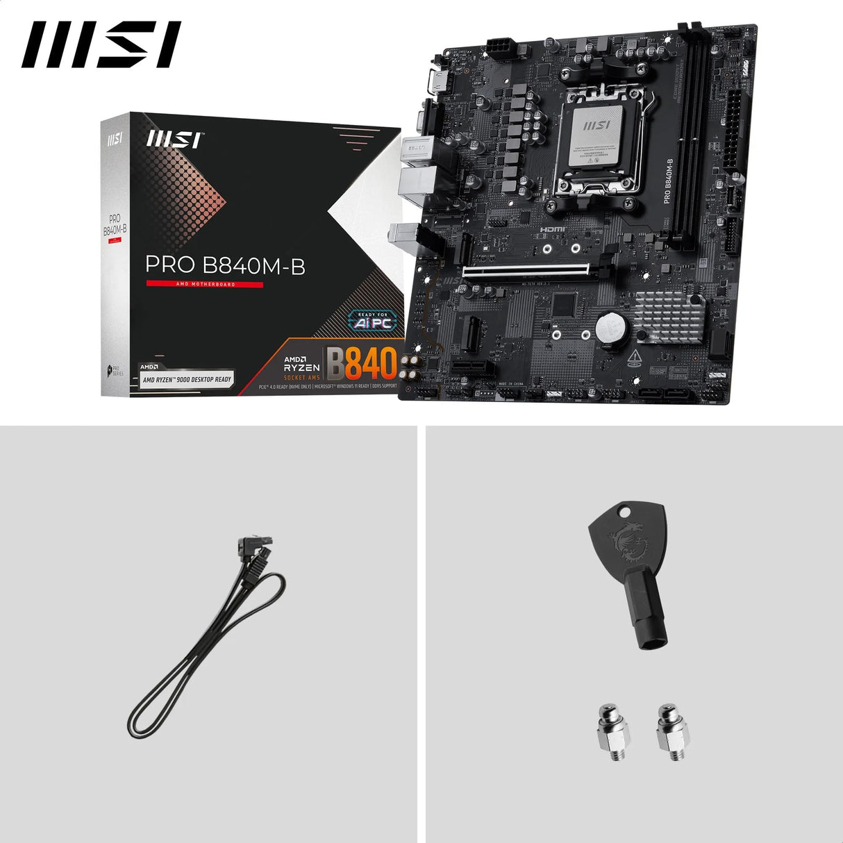 MSI Pro B840M-B - Placa Base