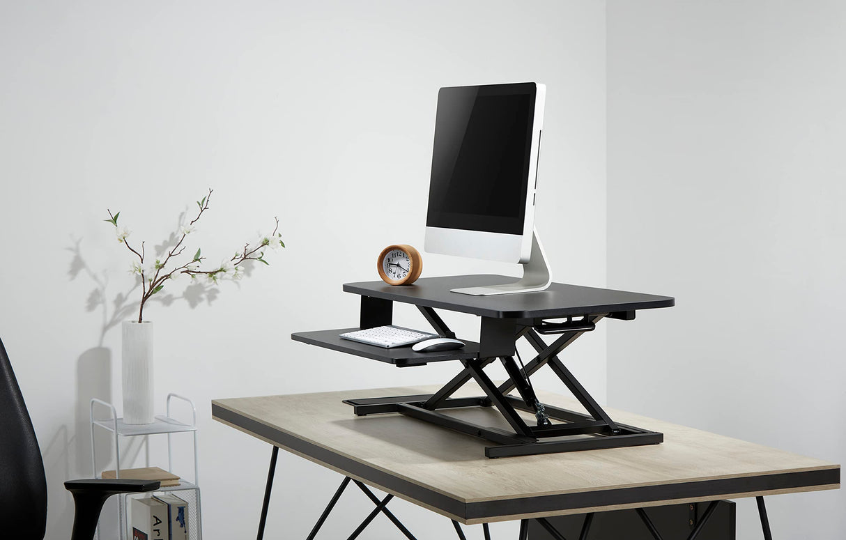 Puestos de Trabajo Sentado De Pie, Negro