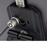 StarTech.com Soporte Seguro para Tablet con Cable de Seguridad con Candado K-Slot - Base para Tablets de 7,9 a 13 Pulgadas - Soporte Universal Ajustable Antirrobo de Sobremesa para Tablet (SECTBLTDT)