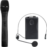 Pronomic PH12AW Caja Activa 12" con batería, 80W RMS, 5h autonomía, Bluetooth, MP3/SD/USB, Incluye micrófono inalámbrico, Headset, Mando y Trolley para Sistemas móviles.