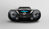 Philips AZB798T/12 Máquina de Sonido CD portátil, Reproductor de CD y Cassette Dab y FM Bluetooth, MP3-CD, USB, Bass dinámico, Control Remoto, Temporizador de sueño - Negro