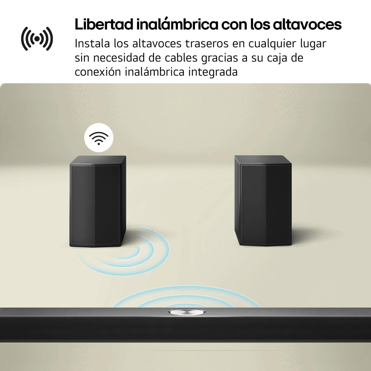 LG DS40TR - Barra de Sonido, Bluetooth, 400W, 4.1 Canales con Subwoofer, Altavoces Traseros, Dolby Digital, DTS Digital Surround, Negro