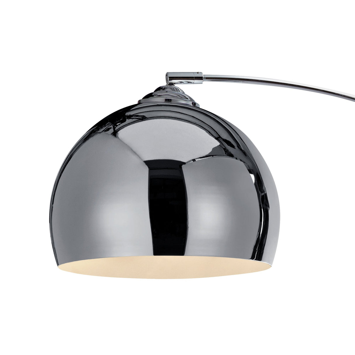 Lámpara LED de Pie Estándar Curvada y Cromada Arquer Versanora VN-L00010-EU