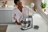 Kenwood Prospero+ KHC29A.O0SI - Amasadora, cuenco de acero inoxidable, 4,3 L, incluye juego de accesorios, 10 unidades + 3 ganchos y batidor, batidora de cristal, procesador de alimentos de 3 discos,