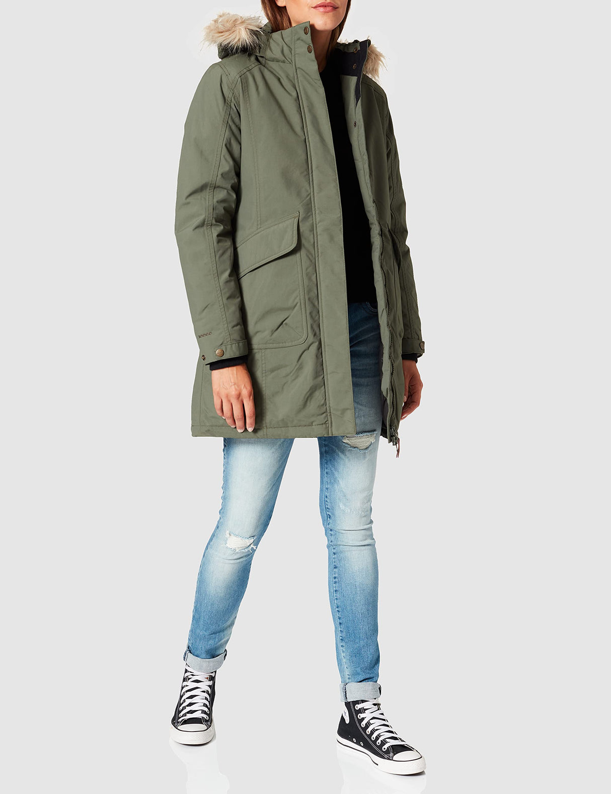 BETTANY - FEMALE DLX DOWN JACKET- T: XL_ C: BASIL