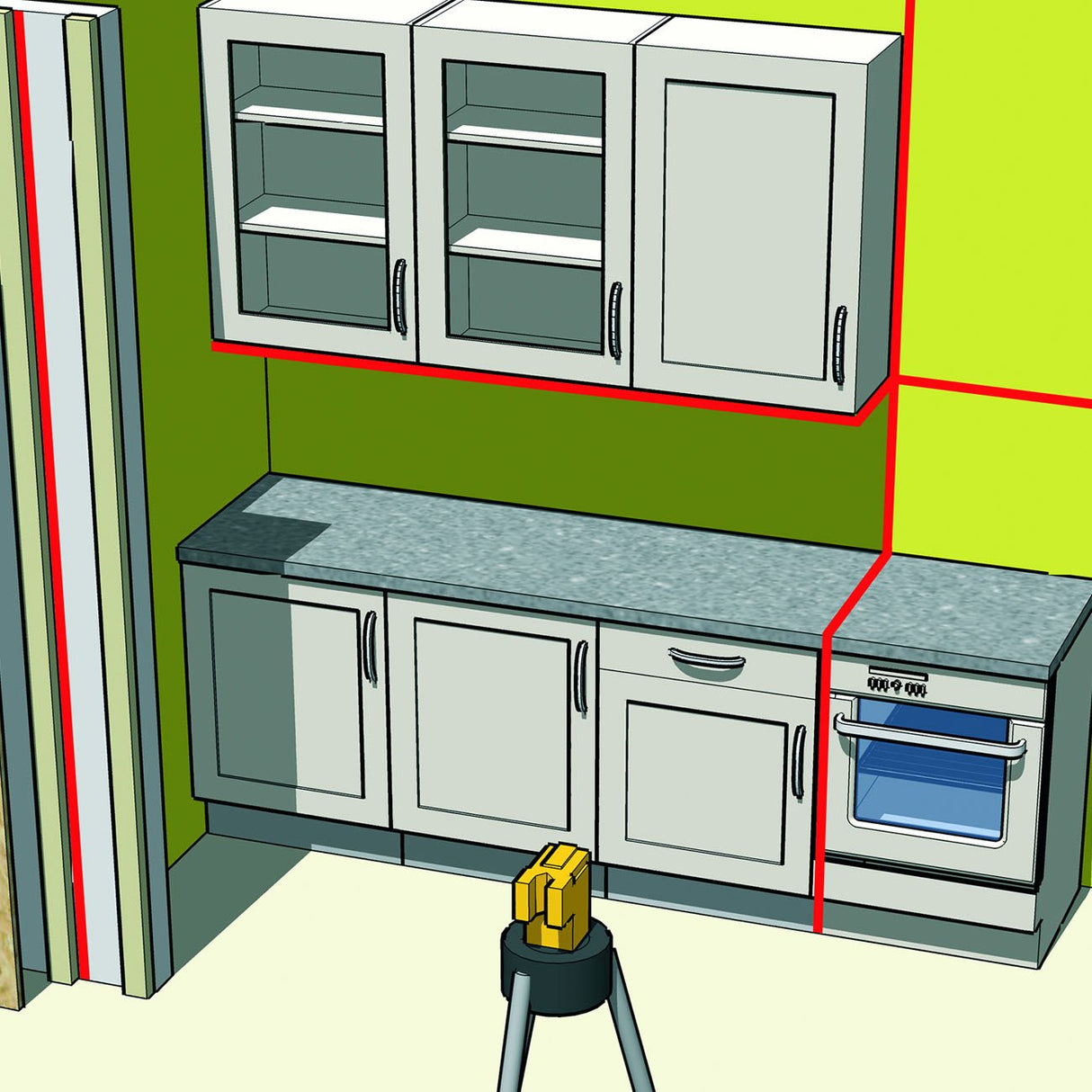 NIVEL LÁSER LÍNEAS EN CRUZ MOD. LAX50