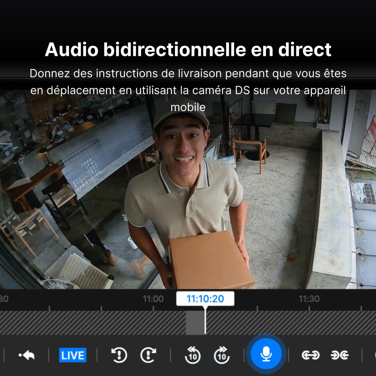 Surveillance camera 4MP 30FPS in Cube fo