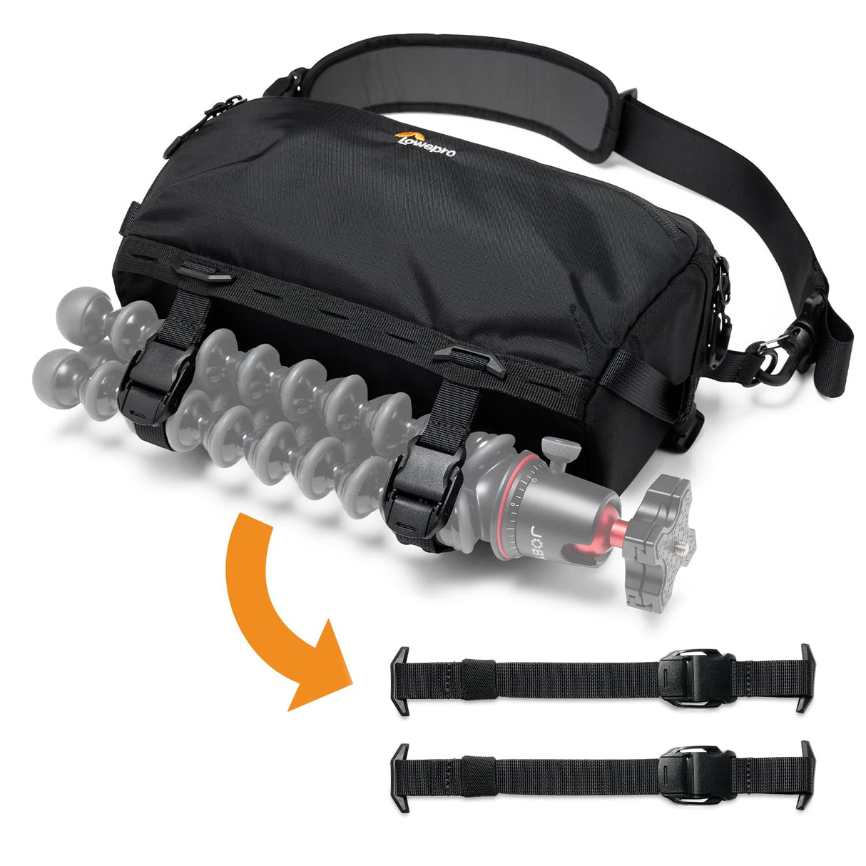 Lowepro ProTactic Lite SLX 120 AW III Bolsa Bandolera para Cámara, Cámara Profesional, Cubierta para Lluvia, Mochila Cruzada Ligera, para Fotógrafo, Videógrafo, Volumen 5L, para DSLR/Sin Espejo