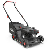 Güde Cortacésped Eco Wheeler 390 1,6 R (Motor de Gasolina de 4 Tiempos 1,6/2 (kW/PS), Ancho de Corte 390 mm, Dispositivo de Pesca de 35 L, Ajuste de Altura de Corte 30 – 66 mm, siega, recolección,