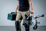 metabo KS 216 M 610216900 - Juego de sierra tronzadora (caja con 2 hojas de metal duro, inclinación de la hoja de sierra, ampliaciones de mesa integradas)