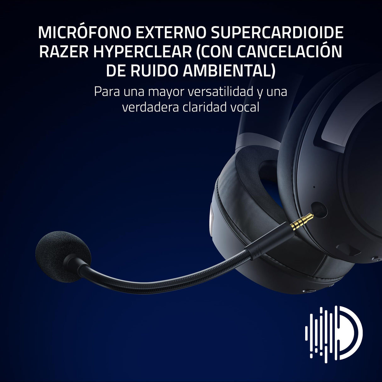 Razer Kaira Pro HyperSpeed - Auriculares Gaming Inalámbricos Para PlayStation 5 (Razer HyperSpeed Wireless, HyperSense Haptic, HyperSense Haptic, Micrófono Híbrido Integrado) Negro
