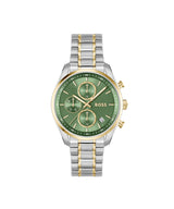 BOSS Reloj Analógico de Cuarzo Multifunción para Mujer Colección Grand Tour Ladies con Correa de Acero Inoxidable Bicolor - 1502766