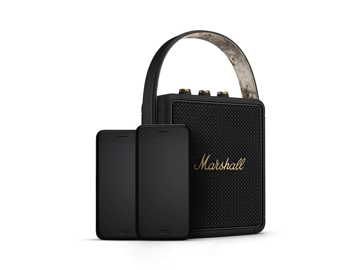 Marshall Stockwell II Bluetooth Altavoz, Negro/ Latón (Exclusivo de amazon)