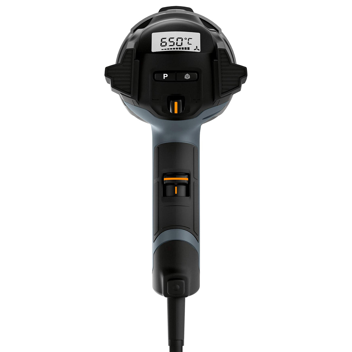 Steinel Pistola de Aire Caliente Hg 2520 E en Maletín, Pistola de Aire Caliente Profesional, Cable de 3 m, Pantalla LCD, 700°C, 500 l/min, 2300 W