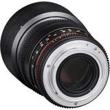 Rokinon Cine DS DS85M-NEX 85 mm T1.5 AS IF UMC Lente de Marco Completo Cine para Sony E Mount