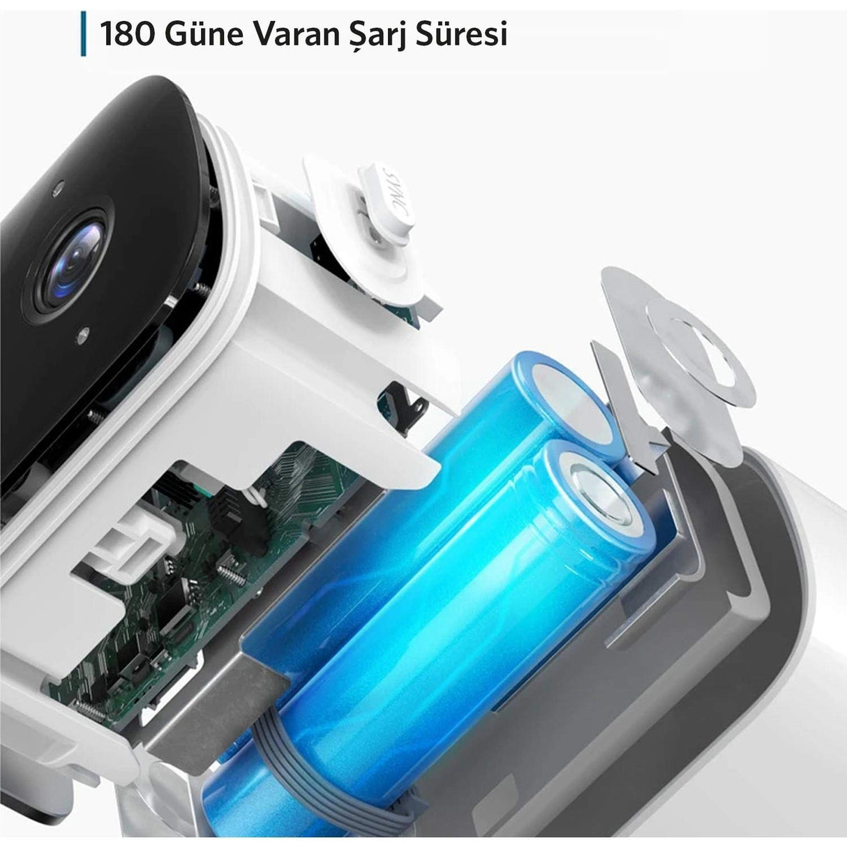 Anker Innovations Eufy - Cámara de vigilancia inalámbrica EufyCam con Base