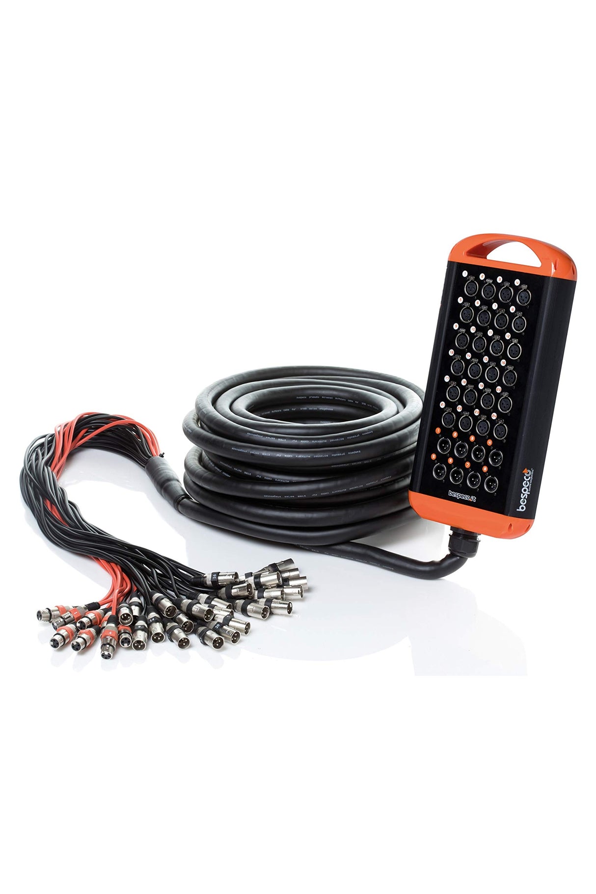Bespeco XTRA2408L30 Stage Box 24 XLR F/8 Xlr M, 30 m, pantallas de contacto
