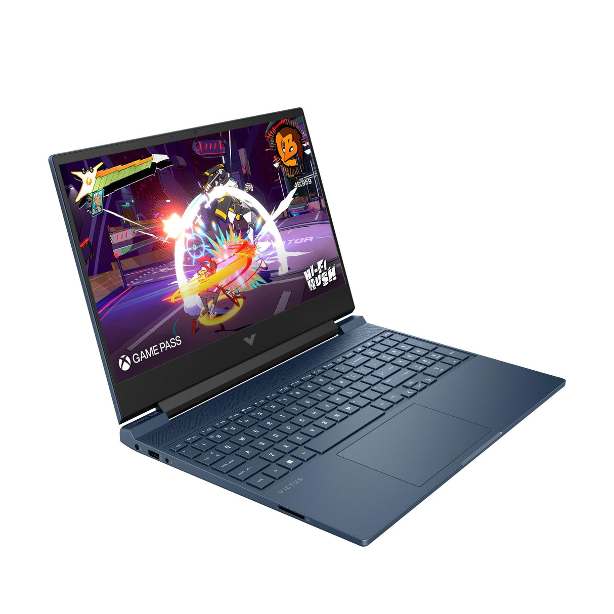 HP Victus 15-fa2030ns - Ordenador portátil Gaming 15" FHD (Intel Core 7-240H, 16GB RAM, 1TB SSD, NVIDIA RTX 5060, FreeDos) - Azul - Teclado QWERTY Español