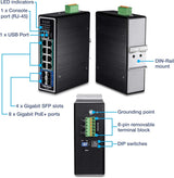 Trendnet TI-PG1284i Managed L2+ Gigabit Ethernet (10/100/1000) Black Power over Ethernet (PoE) - Network Switch Managed, L2+, Gigabit Ethernet (10/100/1000), Full duplex, Power over Ethernet (PoE))
