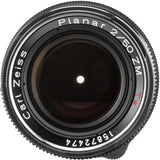 Carl Zeiss Planar T* 2/50 ZM - Objetivo (MILC, 6/4, 5 cm, Negro, 5.2 cm, 4.3 cm)