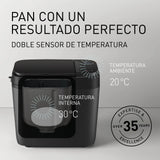 Panasonic SD-R2530 Panificadora Automática con Dispensador, 850 W, Sensor de Temperatura, Temporizador Digital 13H, 30 Programas, Negro
