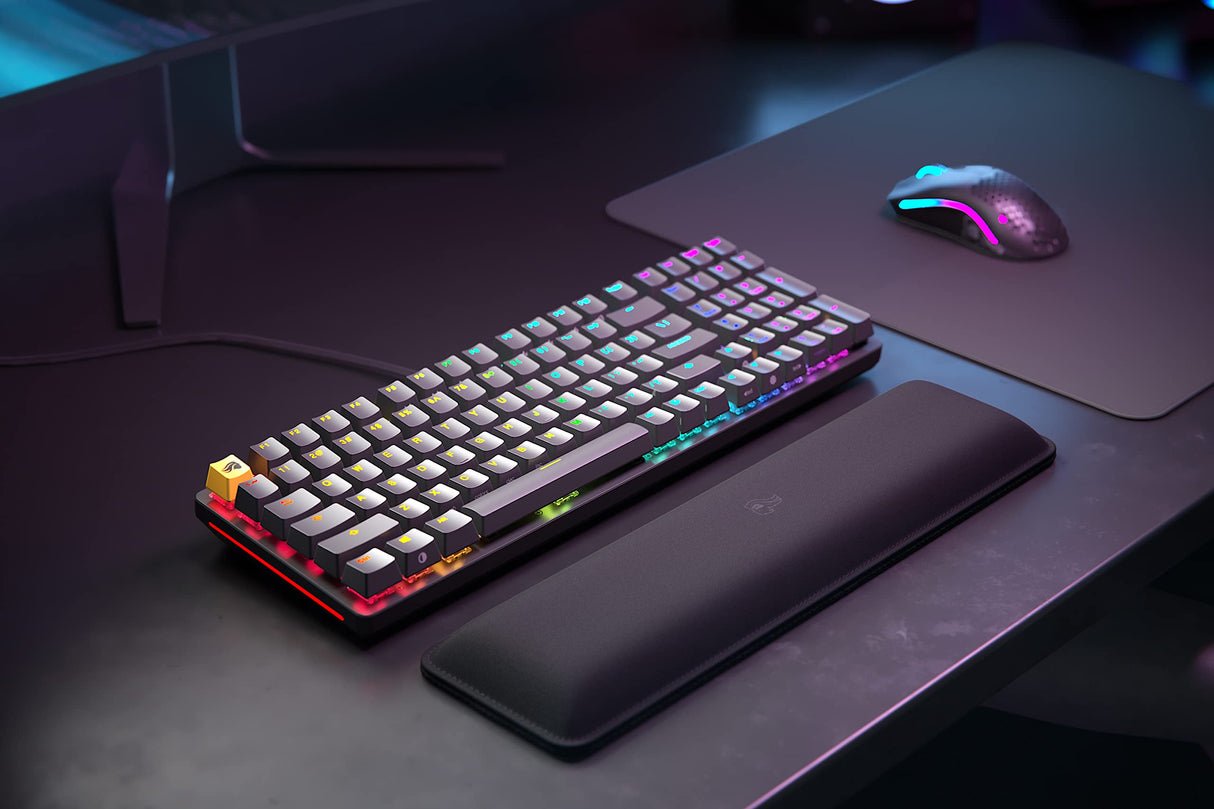 Glorious Gaming GMMK 2 Full Size (96%) - Teclado gaming mecánico, carcasa de aluminio, personalizable, keycaps dobles, switches Glorious Fox, RGB, distribuciones QWERTY español - Negro