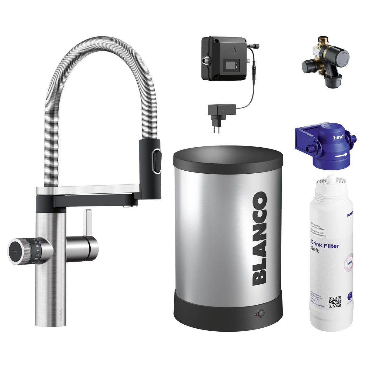 BLANCO drink.hot EVOL-S Pro 526310 Sistema de agua caliente, agua caliente hirviendo con sólo pulsar un botón