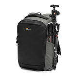 Lowepro Flipside BP 400 AW III Mochila para Cámara Sin Espejo y DSLR - gris oscuro - acceso posterior - acceso lateral - Divisores Ajustables - para Cámaras como Sony α7 - LP37353-PWW