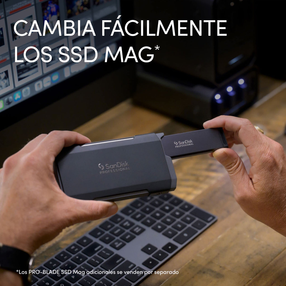 SanDisk Professional PRO-BLADE 4 To Transport jusqu'à 2000 Mo/s