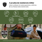 LG XBOOM GO XG8T, Altavoz portátil, Bluetooth 5.3, Bajos Potentes, Resistencia Militar a golpes, Agua y Polvo IP67, Color Negro