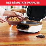 Tefal Cake Factory - Máquina inteligente para tartas, electrodoméstico de cocción, de pastelería, máquina de pan, magdalenas, con 4 moldes, 5 programas, compatible con moldes Crispybake KD802112