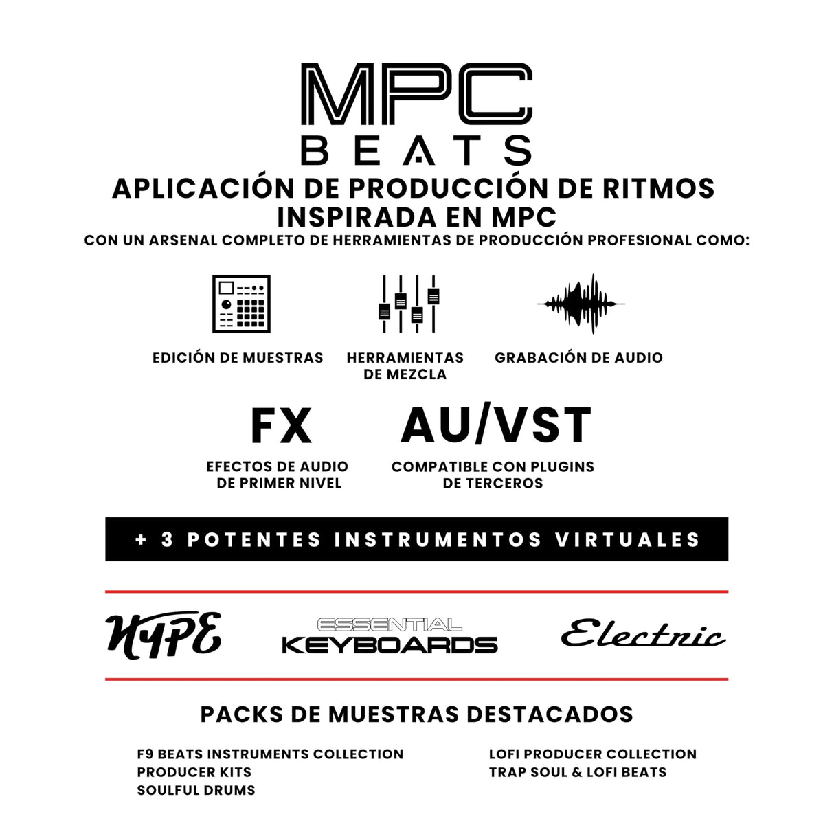 Akai Professional MPK Mini MK3 - Teclado Controlador MIDI USB de 25 Teclas con 8 Drum Pads, 8 Perillas, Software de Producción Musical y Native Instruments Sound Package (NKS Integration)