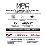 Akai Professional MPK Mini MK3 - Teclado Controlador MIDI USB de 25 Teclas con 8 Drum Pads, 8 Perillas, Software de Producción Musical y Native Instruments Sound Package (NKS Integration)