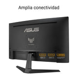 ASUS TUF Gaming VG27VQM1B - Monitor Gaming de 27 Pulgadas Full HD, Curvo, 280 Hz, ELMB, 1 ms de Tiempo de Respuesta, FreeSync Premium, 90% DCI-P3, DisplayWidget Center