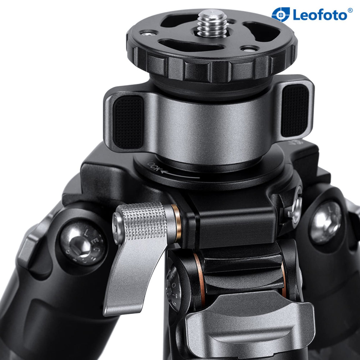 Leofoto - Mr Q-Serie - Trípode de Carbono para cámaras - Capacidad de Carga de 15 kg - Pies Extensibles - Altura mínima de 19 cm a una Altura máxima de 193 cm - LQ-365+LH-47