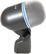 Shure BETA 52A Micrófono de batería: micrófono dinámico supercardioid con elemento de neodimio de alta salida, adaptador de soporte de bloqueo, rejilla de malla de acero Durabl y soporte de choque