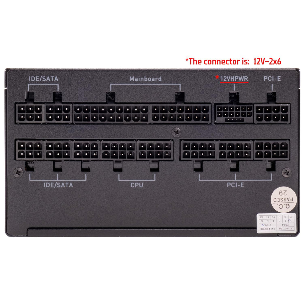 Itek Fuente de alimentación PBI1000-1000W - 80Plus Platinum - ATX 3.1 - Ventilateur FDB 14cm - Condensateurs Japonais - Modulaire