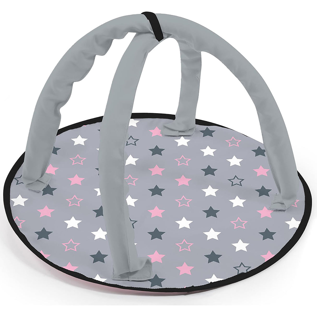 Bayer Design 17007AB Cochecito de muñeca XEO, Convertible, Regulable en Altura, Trona para muñeco bebé, Bolsa, Saco de Dormir, Gimnasio Actividades, Accesorios