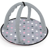 Bayer Design 17007AB Cochecito de muñeca XEO, Convertible, Regulable en Altura, Trona para muñeco bebé, Bolsa, Saco de Dormir, Gimnasio Actividades, Accesorios