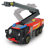 Dickie Toys Coche de bomberos teledirigido con control remoto de 4 canales, Panther 6 x 6, diseño de rosas, camión de bomberos teledirigido, brazo extensible, luz y sonido
