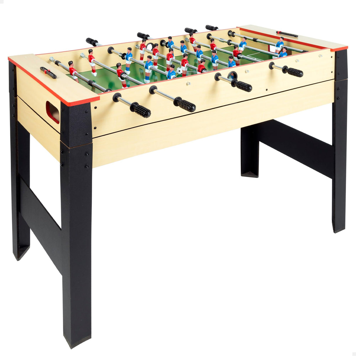 ColorBaby CB Games - Mesa multijuegos 14 en 1, Futbolín, Ping-Pong, Hockey, Billar, Juegos de Mesa, 121x62x79 cm, Futbolines para niños, Futbolín Infantil, Regalo para Toda la Familia (85421)