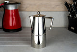 Café Stål DEC-04M cafetera expreso, acero inoxidable, acero inoxidable, 8-Cup