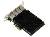 Kalea-INFORMATIQUE 8 Puertos LAN Gigabit Ethernet en Ranura PCIe x4 con Conectores 10/100/1000 RJ45 con chipset Intel I350 Tarjeta controladora de Red PCI Express