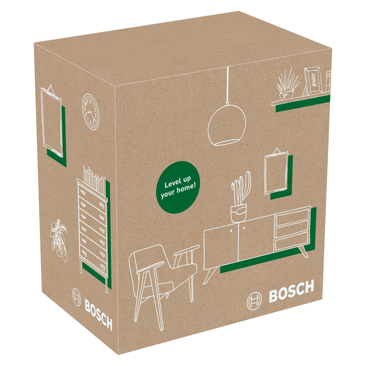 Bosch nivel láser de líneas cruzadas AdvancedLevel 360 (3 líneas de láser, incl. 360° para la alineación por toda la estancia, en caja para e-commerce)