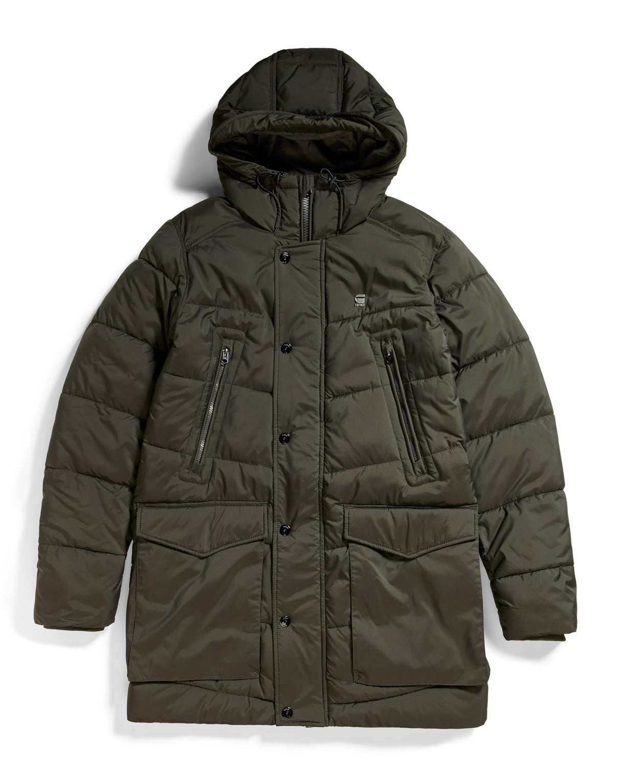 G-STAR Whistler Hooded Parka Chaquetas, Gris (Asfalt D24728-D199-995), M para Hombre