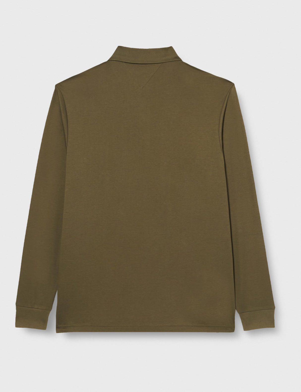 Tommy Hilfiger Polo de Manga Larga Hombre Liquid Cotton Regular Fit, Multicolor (Army Green), M