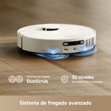 DREAME L10s Ultra Gen 3 Kit Robot Aspirador y Friegasuelos, Succión de 25.000Pa, Cepillo Lateral y Mopa Extensible, AceClean DryBoard y Autolimpieza Automática de Mopa, Secado con Aire Caliente