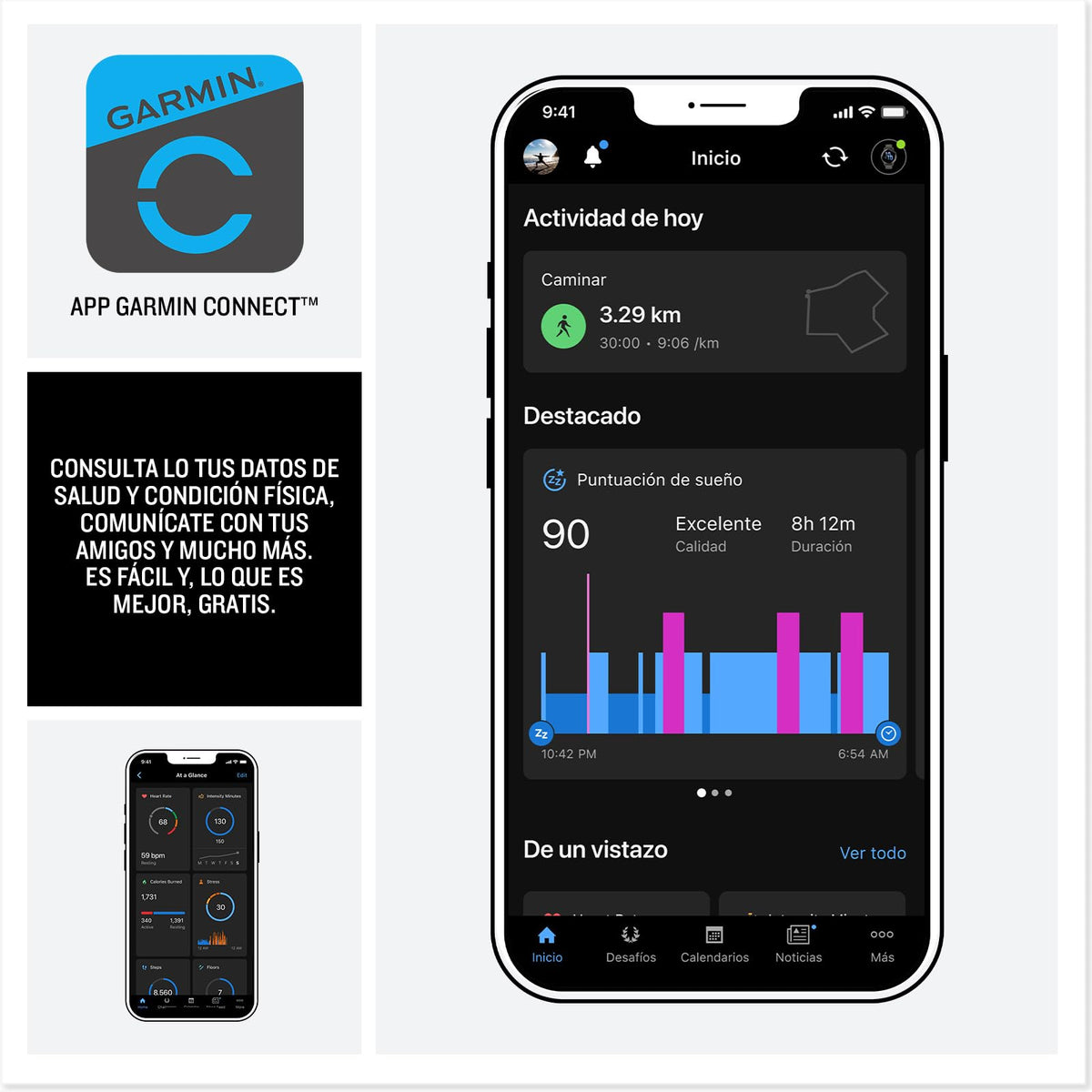 Garmin Lily 2 Active, Reloj Inteligente con GPS, Diseño Elegante, Datos de Salud y Forma Física, Pantalla Táctil, Notificaciones Inteligentes, Autonomía hasta 9 días, Plata con Correa Morada